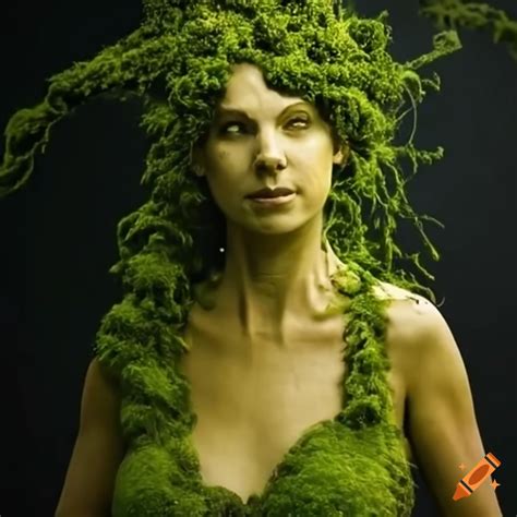 Montreal mayor valérie plante portrayed as an ancient goddess of vegetation