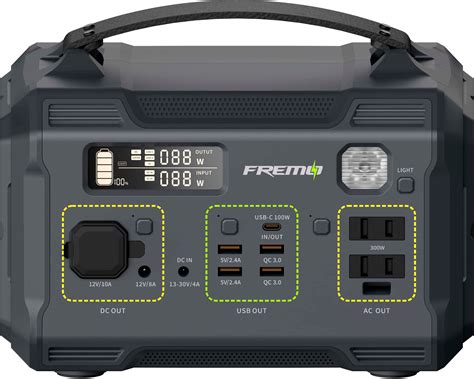 Fremo X300 276 Watt Battery Powered Portable Generator (276 Wh Capacity) Grey X300 - Best Buy