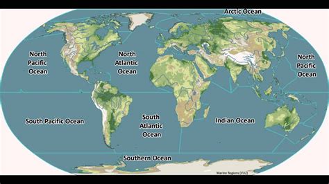 Learn 5 Oceans of the Earth ~ Quick Guide - YouTube