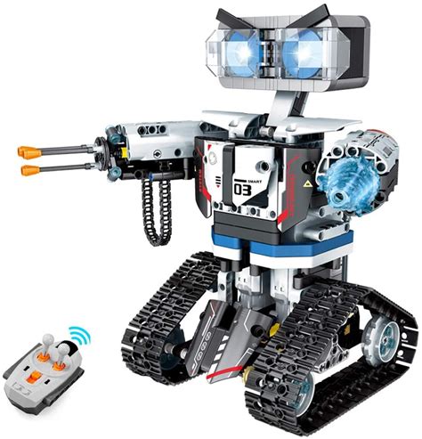 Amerteer Robot Building Kits for Kids, Remote Control Robots Creative Construction Toys STEM ...