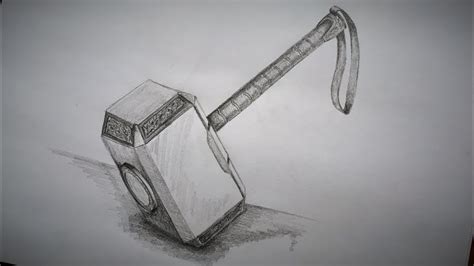 Thor's Hammer Drawing ~ Most Unworthy People To Wield Thor’s Hammer | Dekorisori