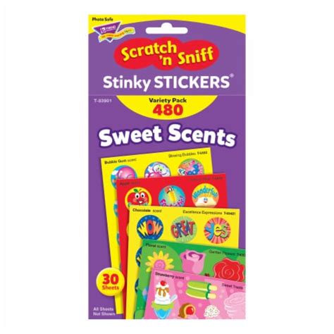 TREND Sweet Scents Stinky Stickers Variety Pack, 480 Per Pack, 2 Packs, 2 Packs - Fry’s Food Stores