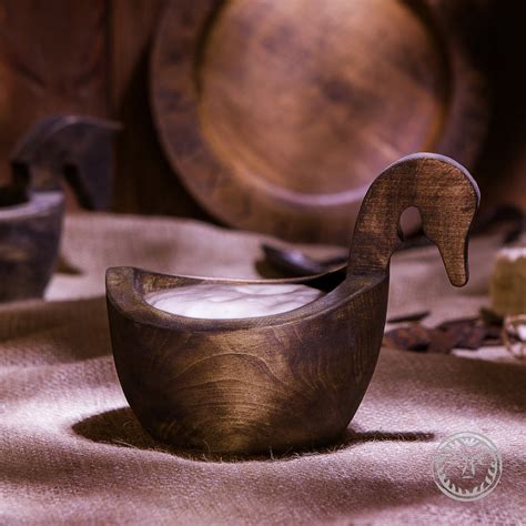 Hand Carved Bowl, Wooden Bowl, Wood Bowl, Wooden Cup, Wooden Vessel, Dish, Norse, Viking Kitchen ...