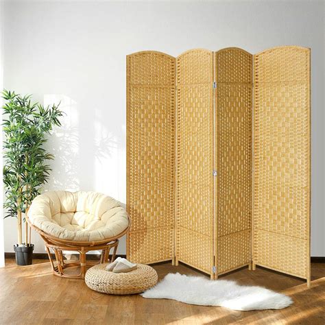 Buy JOSTYLE Room Divider 6ft. Tall Extra Wide Privacy Screen, Folding ...