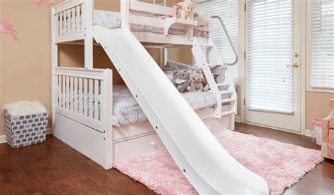 Twin over Full Bunk Beds with Slides - the HOT look for Winter – Maxtrix Kids