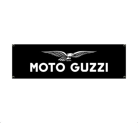 Moto Guzzi Logo Banner Vinylgarage Signoffice or | Etsy