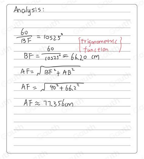 Solved: The diagram shows a wedge AB The base of the wedge is a horiz ...