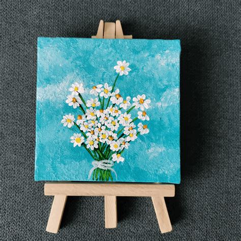 Simple Flower Canvas Paintings