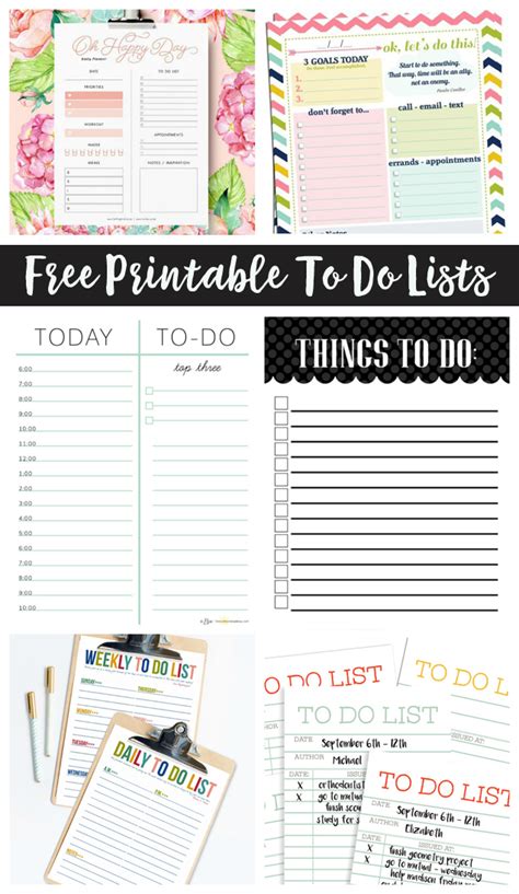 Printable To Do List You Can Print For Free | Eighteen25