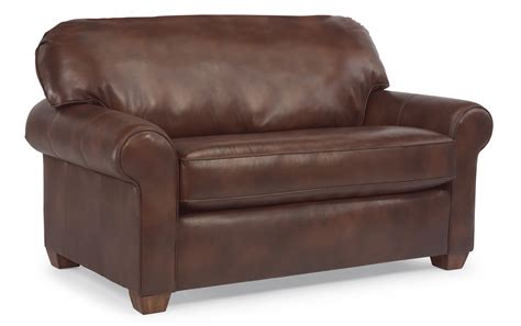 Leather Twin Sleeper 3535-41 by Flexsteel Furniture at Wagner's Furniture & Design