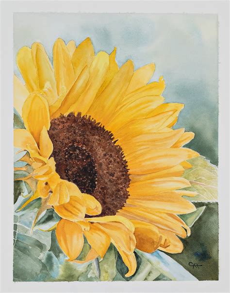 Sunflower - Cheryls Watercolor