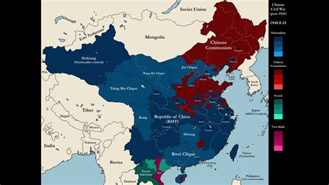 Chinese Civil War Map