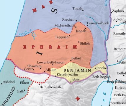 Joshua 16 – “The Portion of Ephraim” – 929 Chapters