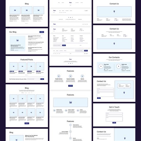 Paper - Website Design Wireframe Kit