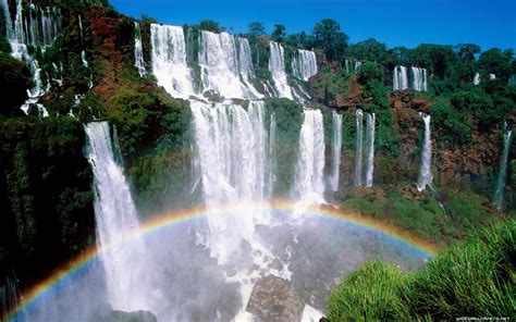 Waterfall with Rainbow HD Wallpapers | HD WALLPAPERS