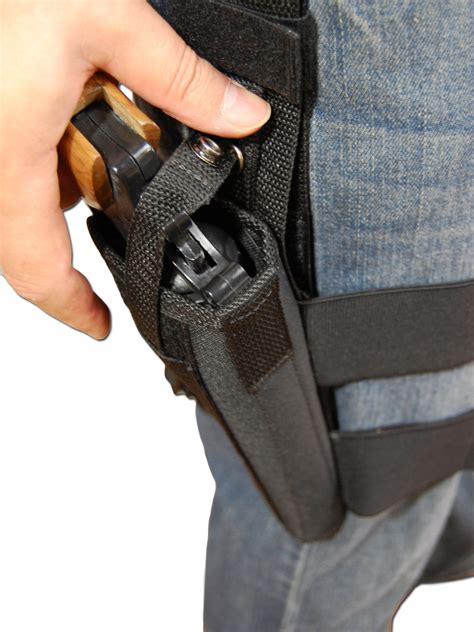 Tactical Leg Holster for 6" .38 .357 .41 .44 Revolvers - Barsony Holsters