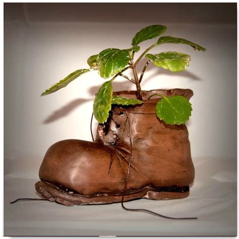 Boot Shaped Flowerpot wall-e Inspired - Etsy Australia