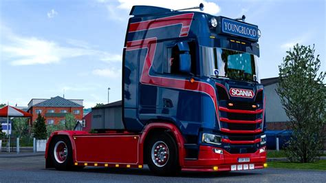 DUTCH STYLE METALLIC SKIN FOR SCANIA S V1.0 - ETS 2 mods, Ets2 map ...