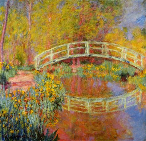 The Japanese Bridge (The Bridge in Monet's Garden) - Claude Monet - WikiArt.org - encyclopedia ...