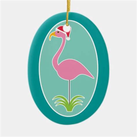 Pink Flamingo Christmas Ornaments - Pink Flamingo Christmas Tree Ornaments