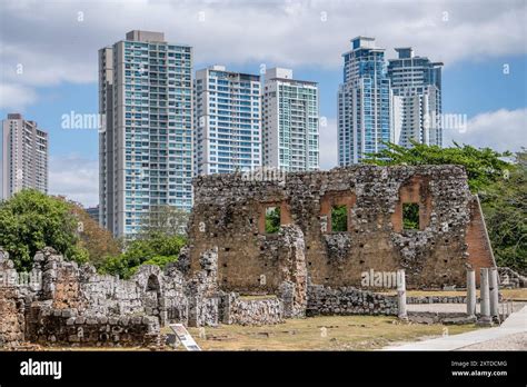 Panama Viejo Museum Stock Photo - Alamy