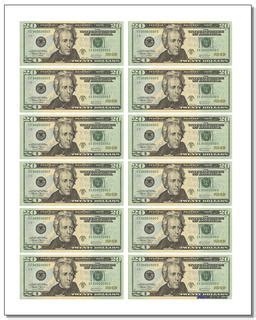 Play Money Printable