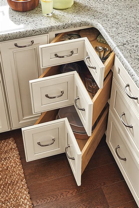 Diamond at Lowes - Organization - Three Drawer Corner Cabinet