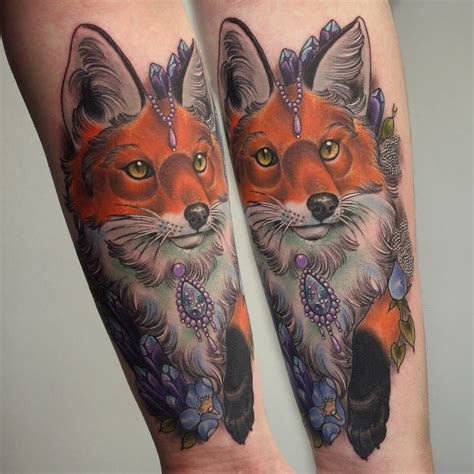 Fox by Georgia Liliane | Tatuajes mandalas, Tatuajes impresionantes ...