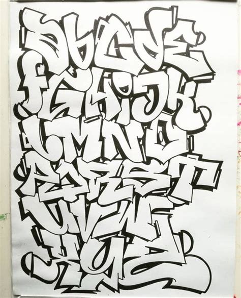 Пин на доске Grafitti Alphabet Styles