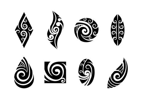 Satz von Koru Maori Vector #maori #vector#Tattoo #MaoriTattoowomen #MaoriTattoomen # ...