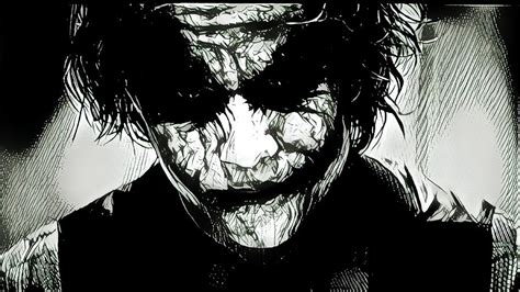 Joker black and white Digital Art by DreamLab Exhibit - Fine Art America