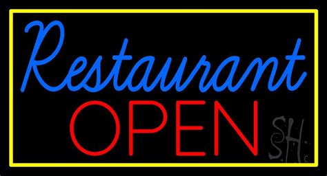 Restaurant Open 1 Neon Sign | Restaurant Neon Signs | Neon Light