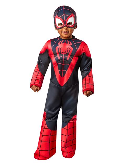 Miles Morales Spider-Man Costume for Toddlers - Marvel Spidey & His Am | Costume World NZ