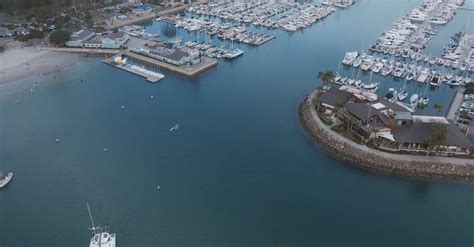 Aerial View Of A Harbor · Free Stock Video