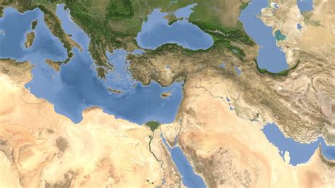 Satellite Image of Cyprus image - Free stock photo - Public Domain ...