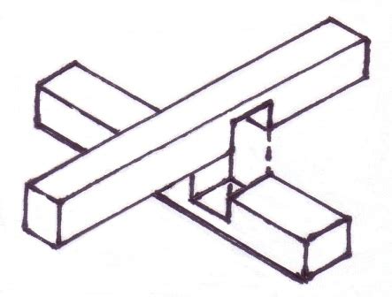 Woodwork - Halving Joint information and Pictures