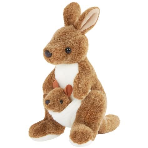 CozyWorld Stuffed Animals Kangaroo Cute Plush Toys Special Day for Kids Preschool Birthday Gifts ...