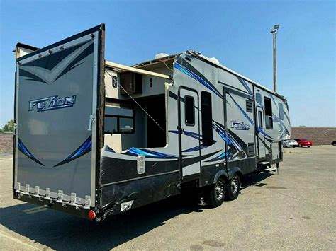 2016 KEYSTONE FUZION 345 FIFTH WHEEL TOY HAULER TRAILER RV 3 SLIDES PROJECT - True RV True RV