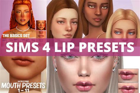 29+ Sims 4 Lip Presets: Kissable Lips For All - We Want Mods