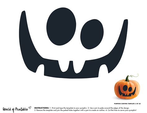 Printable Pumpkin Stencils