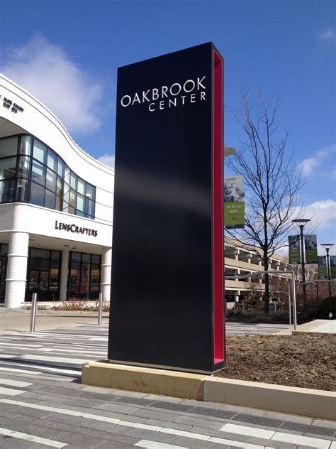 Oakbrook Center, Simple, elegant: what all signage should be! … | Outdoor signage, Exterior ...