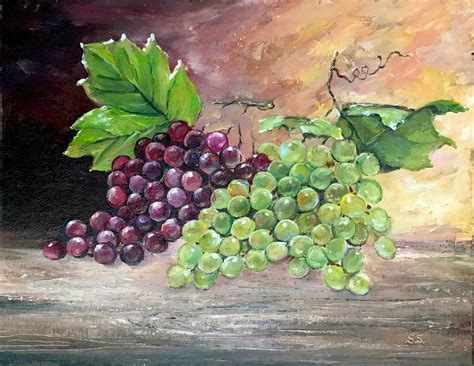 Oil Wine painting Still life painting Original oil painting Kitchen ...