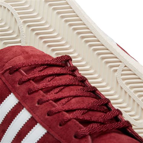 Adidas Campus 80s Vintage Japan Collegiate Burgundy & White | END. (UK)