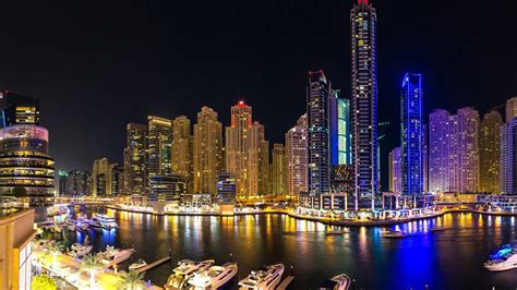 Dubai Night Skyline Wallpapers - Top Free Dubai Night Skyline ...