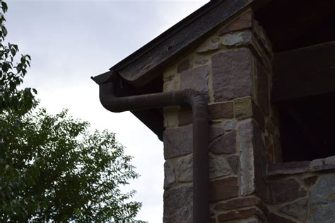 Round Down spout - Brinkmann Quality Roofing Services