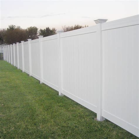 Durables 5' High Wendell Vinyl Privacy Fence (White) - Vinyl Privacy Fence