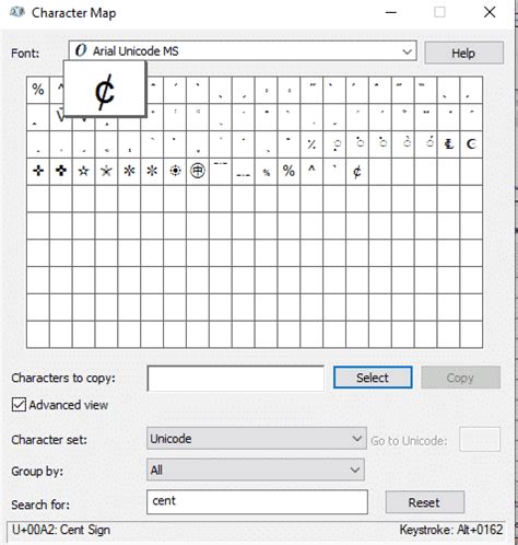 Cent ¢ symbol in Word, Excel, PowerPoint or Outlook - Office Watch