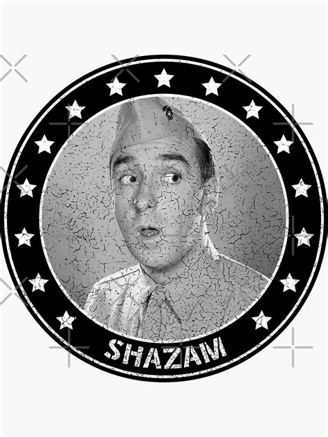 "Gomer Pyle - Shazam" Sticker for Sale by IfDesignGroup | Redbubble