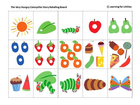 Very Hungry Caterpillar Story Printable - Printable Word Searches