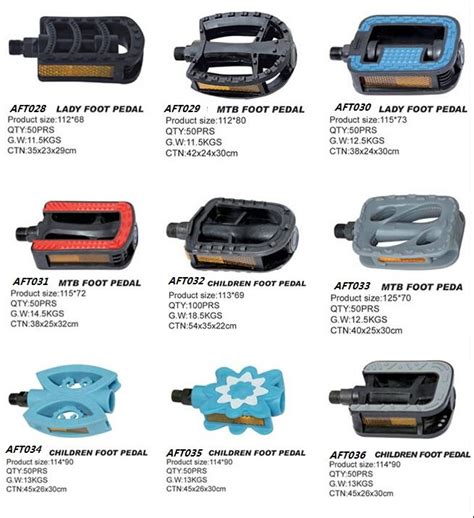 All Types of Bicycle Pedals - China Bike Pedal and Bicycle Pedal